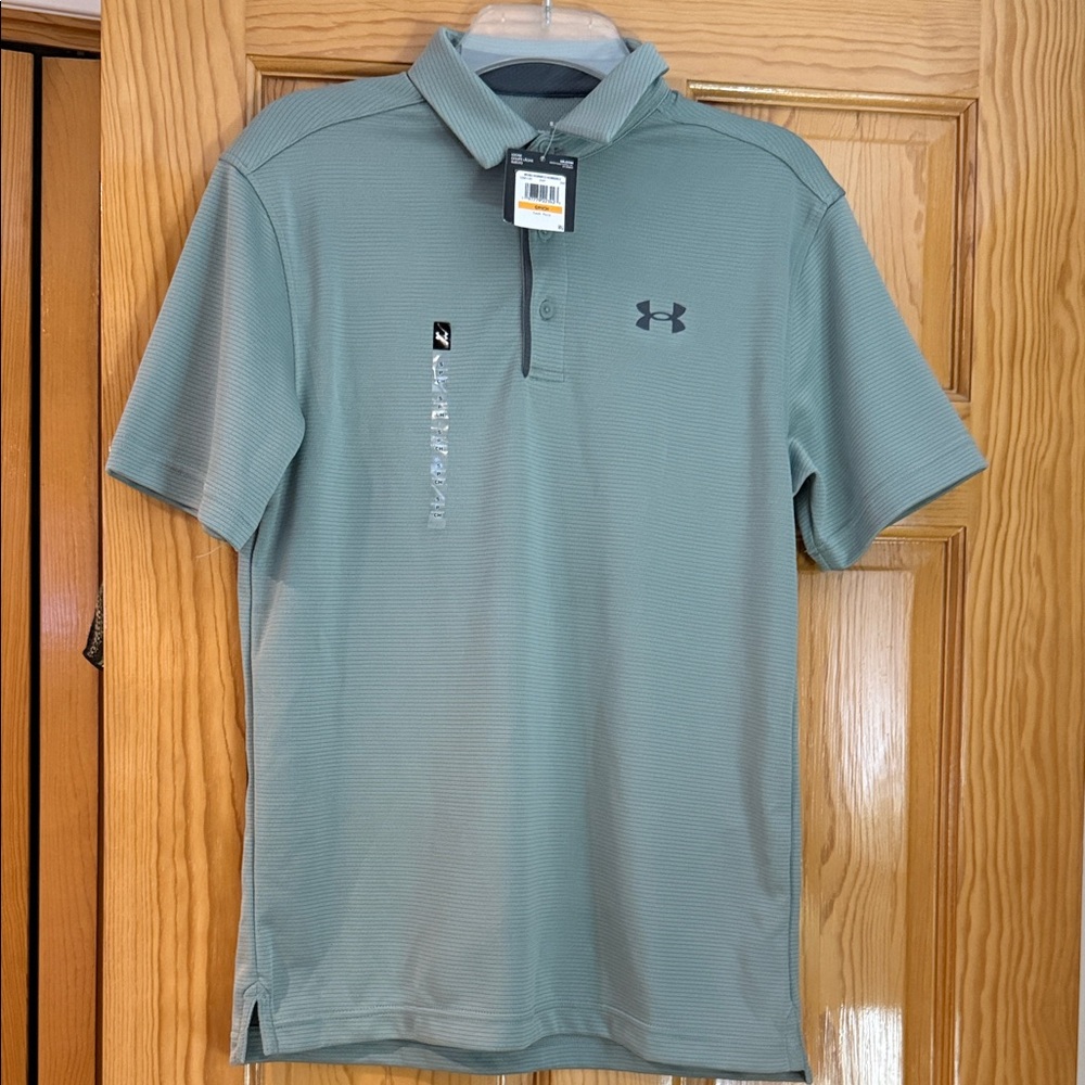 Under Armour Men's Polo Shirt in Light Green